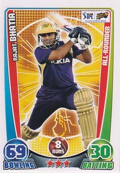 2012 Topps Cricket Attax IPL #NNO Rajat Bhatia Front