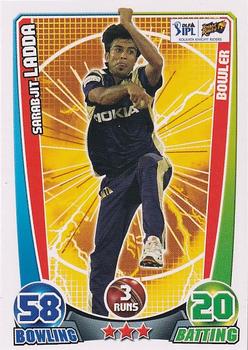 2012 Topps Cricket Attax IPL #NNO Sarabjit Ladda Front