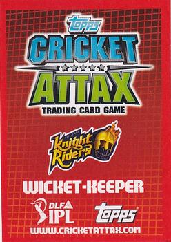 2012 Topps Cricket Attax IPL #NNO Brad Haddin Back