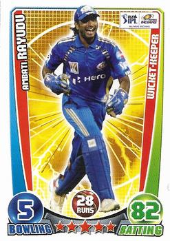 2012 Topps Cricket Attax IPL #NNO Ambati Rayudu Front
