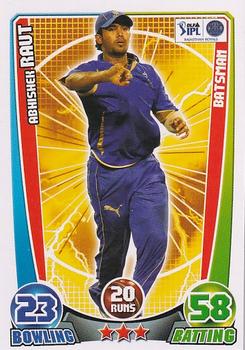 2012 Topps Cricket Attax IPL #NNO Abhishek Raut Front