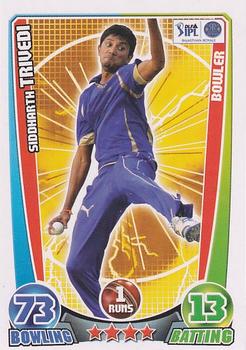 2012 Topps Cricket Attax IPL #NNO Siddharth Trivedi Front