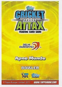2016-17 Topps Cricket Attax IPL - Limited Edition #LE1 Amit Mishra Back
