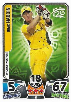 2014 Topps Cricket Attax ICC World Twenty20 #21 Brad Haddin Front