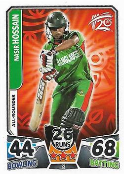 2014 Topps Cricket Attax ICC World Twenty20 #23 Nasir Hossain Front