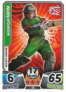 2014 Topps Cricket Attax ICC World Twenty20 #29 Mushfiqur Rahim Front
