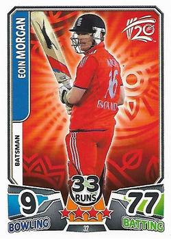 2014 Topps Cricket Attax ICC World Twenty20 #32 Eoin Morgan Front