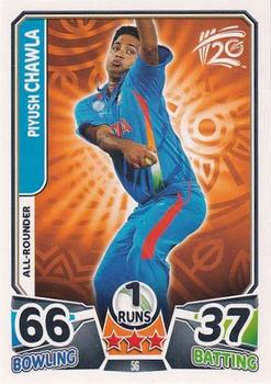 2014 Topps Cricket Attax ICC World Twenty20 #56 Piyush Chawla Front