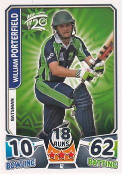 2014 Topps Cricket Attax ICC World Twenty20 #62 William Porterfield Front