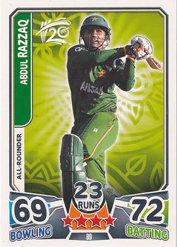 2014 Topps Cricket Attax ICC World Twenty20 #89 Abdul Razzaq Front