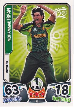 2014 Topps Cricket Attax ICC World Twenty20 #90 Mohammad Irfan Front