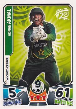2014 Topps Cricket Attax ICC World Twenty20 #96 Adnan Akmal Front