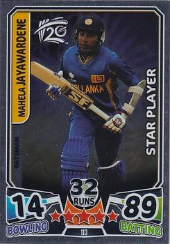 2014 Topps Cricket Attax ICC World Twenty20 #113 Mahela Jayawardene Front