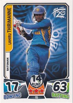 2014 Topps Cricket Attax ICC World Twenty20 #115 Lahiru Thirimanne Front