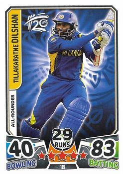 2014 Topps Cricket Attax ICC World Twenty20 #119 Tillakaratne Dilshan Front