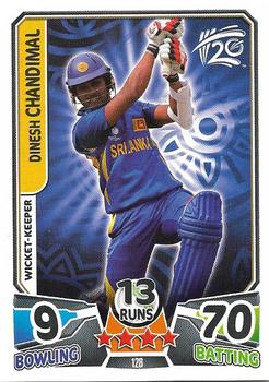 2014 Topps Cricket Attax ICC World Twenty20 #128 Dinesh Chandimal Front