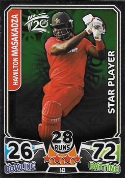 2014 Topps Cricket Attax ICC World Twenty20 #143 Hamilton Masakadza Front
