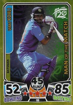 2014 Topps Cricket Attax ICC World Twenty20 #168 Virat Kohli Front