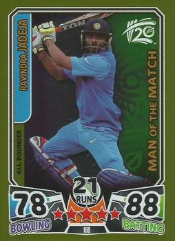 2014 Topps Cricket Attax ICC World Twenty20 #169 Ravindra Jadeja Front