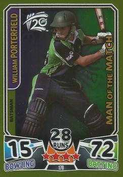 2014 Topps Cricket Attax ICC World Twenty20 #170 William Porterfield Front