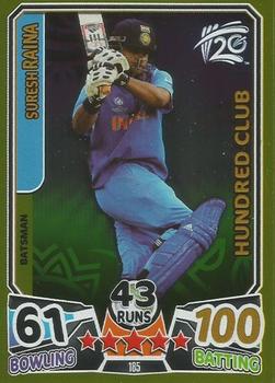 2014 Topps Cricket Attax ICC World Twenty20 #185 Suresh Raina Front