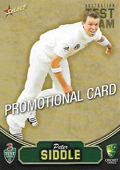2009-10 Select - Promos #22 Peter Siddle Front