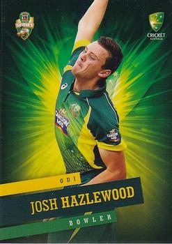 2015-16 Tap 'N' Play CA/BBL Cricket #021 Josh Hazlewood Front