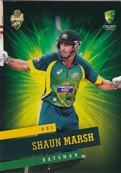 2015-16 Tap 'N' Play CA/BBL Cricket #024 Shaun Marsh Front