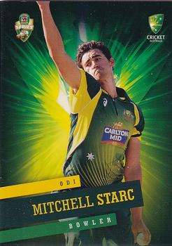 2015-16 Tap 'N' Play CA/BBL Cricket #027 Mitchell Starc Front