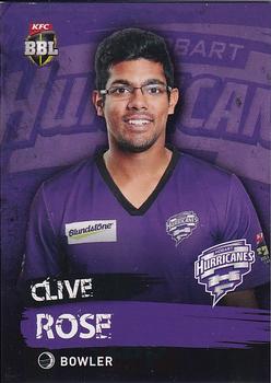 2015-16 Tap 'N' Play CA/BBL Cricket #100 Clive Rose Front