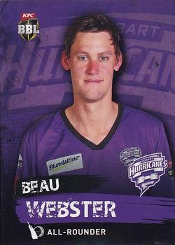 2015-16 Tap 'N' Play CA/BBL Cricket #104 Beau Webster Front