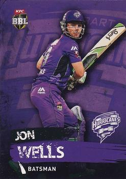 2015-16 Tap 'N' Play CA/BBL Cricket #105 Jon Wells Front