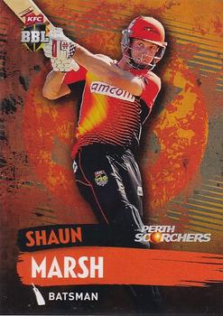 2015-16 Tap 'N' Play CA/BBL Cricket #144 Shaun Marsh Front