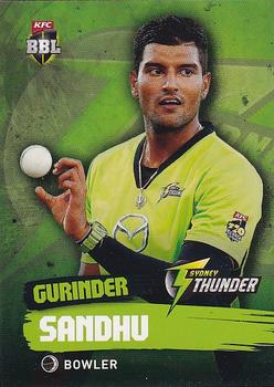 2015-16 Tap 'N' Play CA/BBL Cricket #179 Gurinder Sandhu Front