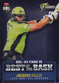 2015-16 Tap 'N' Play CA/BBL Cricket - BBL04 Best of the Bash #BB-12 Jacques Kallis Front