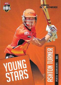 2015-16 Tap 'N' Play CA/BBL Cricket - Young Stars #YS-10 Ashton Turner Front