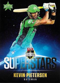 2015-16 Tap 'N' Play CA/BBL Cricket - Superstars #SS-09 Kevin Pietersen Front