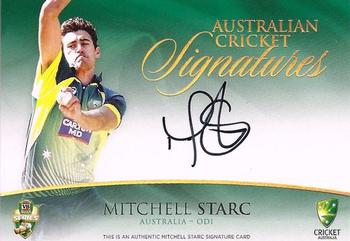 2015-16 Tap 'N' Play CA/BBL Cricket - Australian Cricket Signatures #ACS-3 Mitchell Starc Front