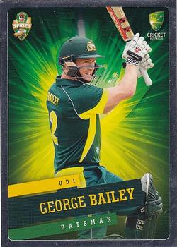 2015-16 Tap 'N' Play CA/BBL Cricket - Silver #017 George Bailey Front