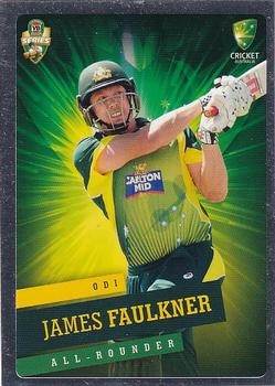 2015-16 Tap 'N' Play CA/BBL Cricket - Silver #019 James Faulkner Front