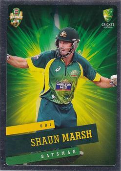2015-16 Tap 'N' Play CA/BBL Cricket - Silver #024 Shaun Marsh Front