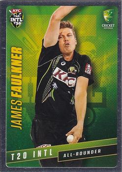 2015-16 Tap 'N' Play CA/BBL Cricket - Silver #036 James Faulkner Front