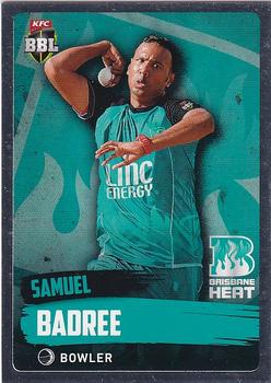 2015-16 Tap 'N' Play CA/BBL Cricket - Silver #076 Samuel Badree Front