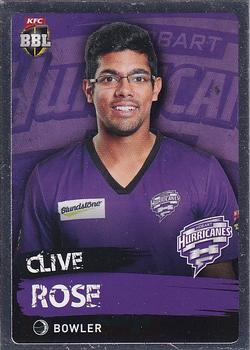 2015-16 Tap 'N' Play CA/BBL Cricket - Silver #100 Clive Rose Front