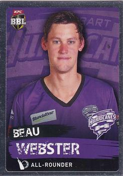 2015-16 Tap 'N' Play CA/BBL Cricket - Silver #104 Beau Webster Front