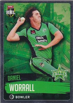 2015-16 Tap 'N' Play CA/BBL Cricket - Silver #133 Daniel Worrall Front