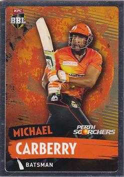2015-16 Tap 'N' Play CA/BBL Cricket - Silver #138 Michael Carberry Front