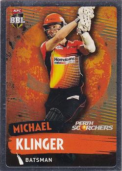 2015-16 Tap 'N' Play CA/BBL Cricket - Silver #142 Michael Klinger Front