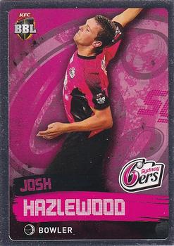 2015-16 Tap 'N' Play CA/BBL Cricket - Silver #157 Josh Hazlewood Front