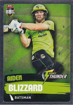 2015-16 Tap 'N' Play CA/BBL Cricket - Silver #167 Aiden Blizzard Front